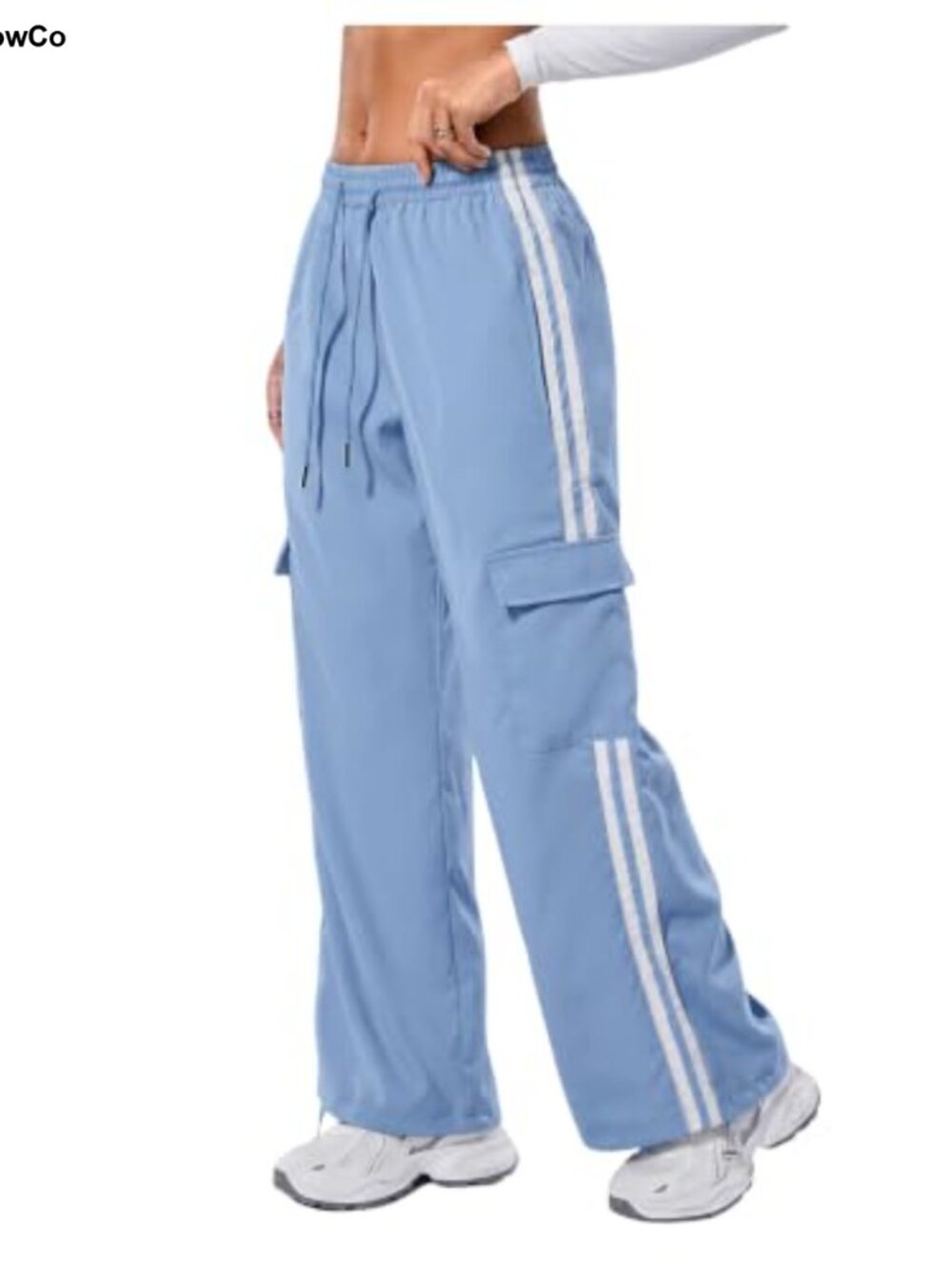 Women's Cargo Pants Baggy Wide Leg Track Pants Athletic Streetwear